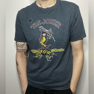 The Joker T-shirt unisex size small joker riding a wasp